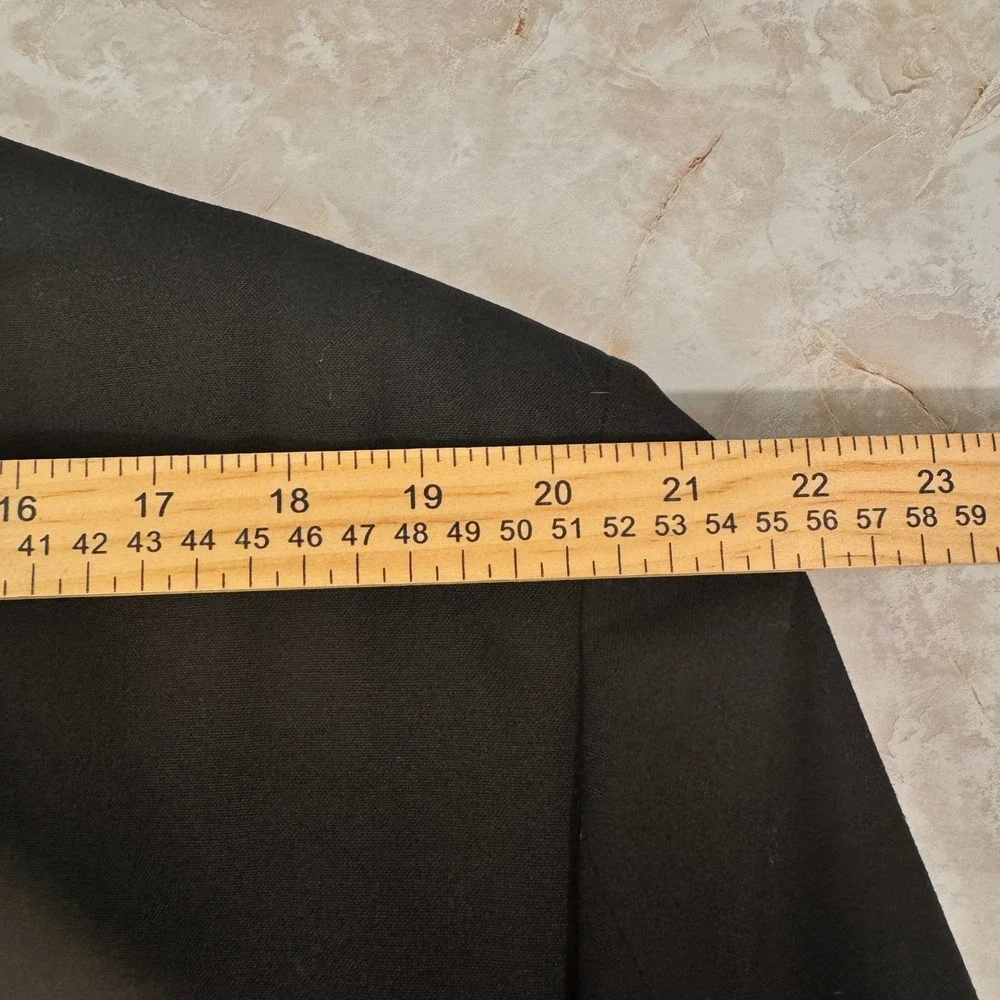 Hart Schaffner Marx Blazer Men 42R‎ Black Wool Two Button Sport Coat Dillard's